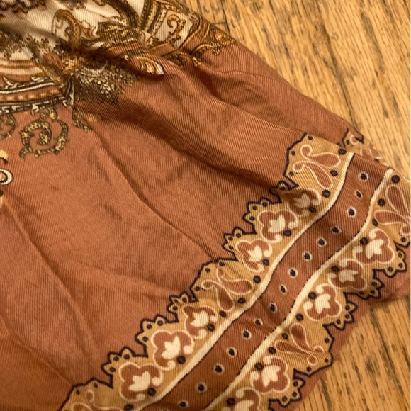 H&M High Waist Paisley Shorts size 0 - Picture 6 of 8